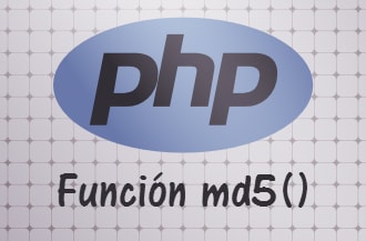 Función MD5 en PHP